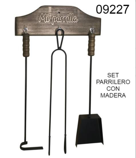 Imagen de SET PARRILERO C/MADERA 05.25
